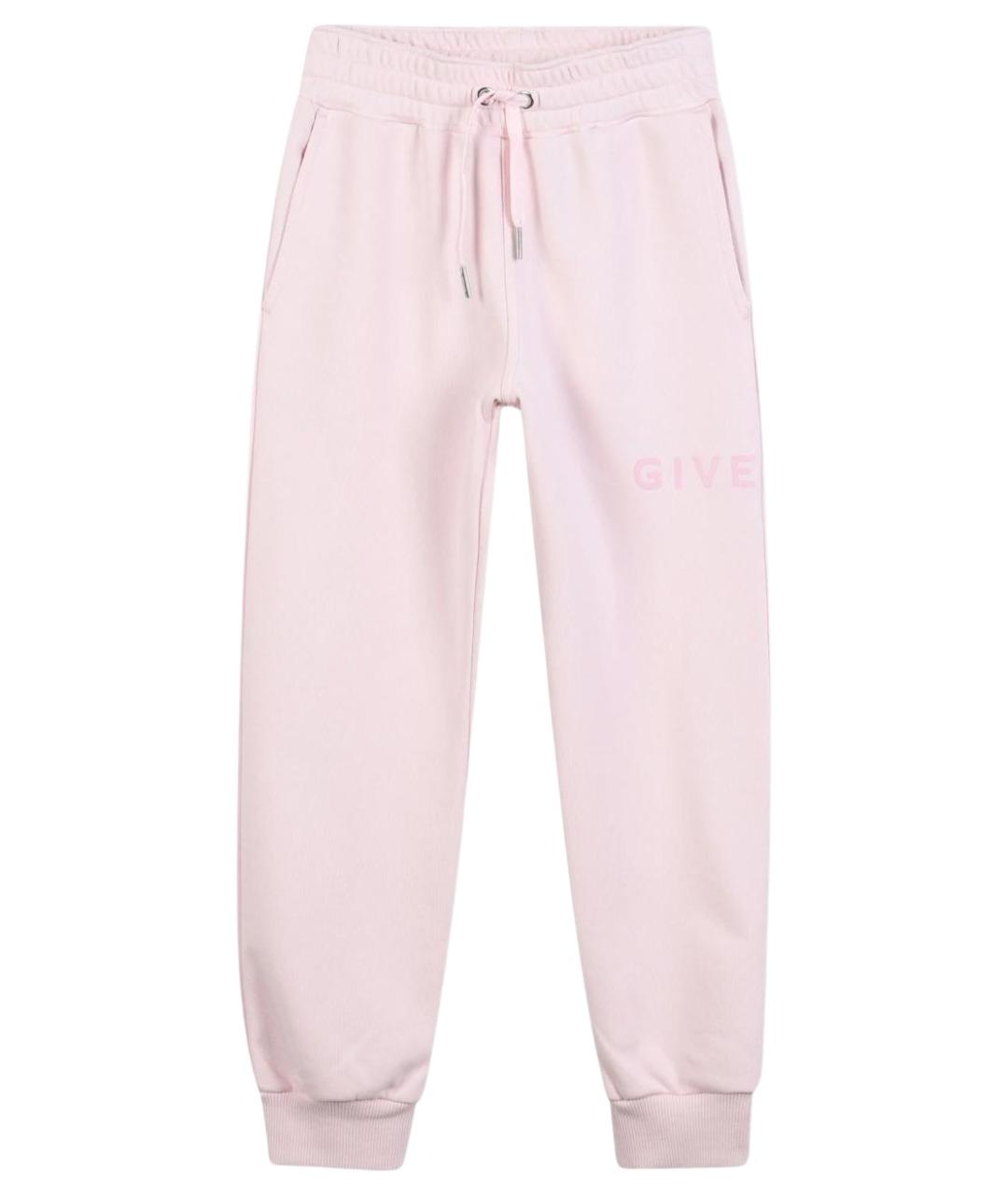 GIVENCHY Розовые хлопковые брюки и шорты, фото 1