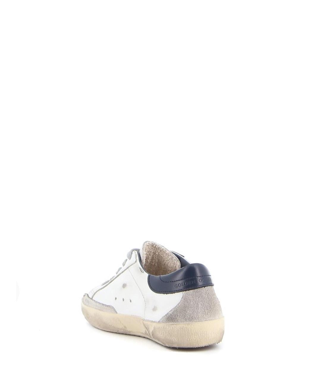 GOLDEN GOOSE Белые кожаные кеды, фото 3