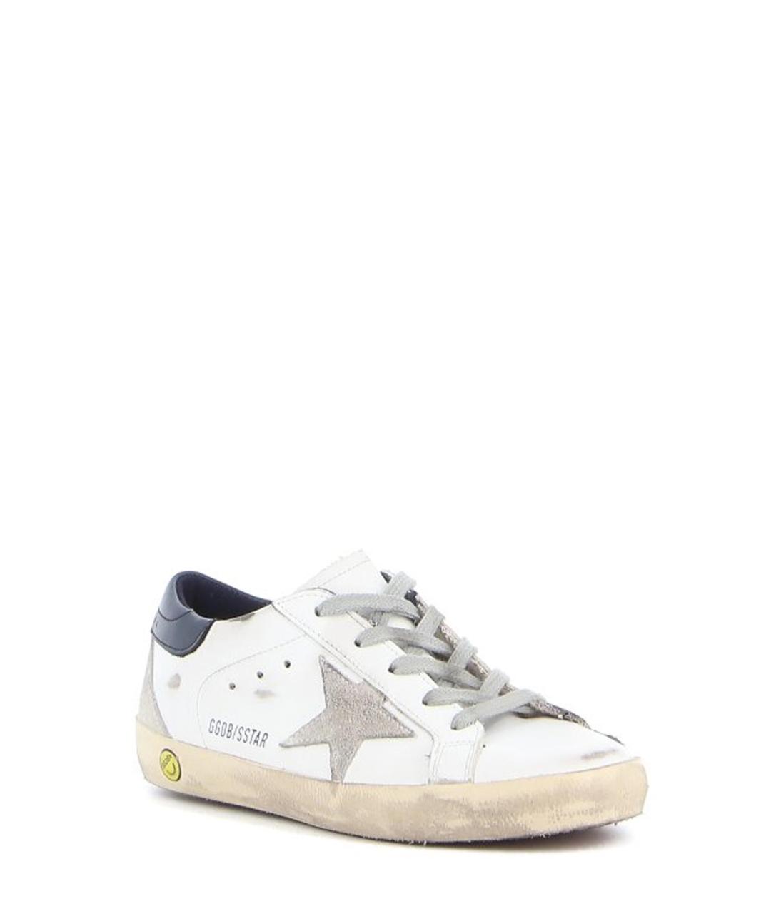 GOLDEN GOOSE Белые кожаные кеды, фото 2