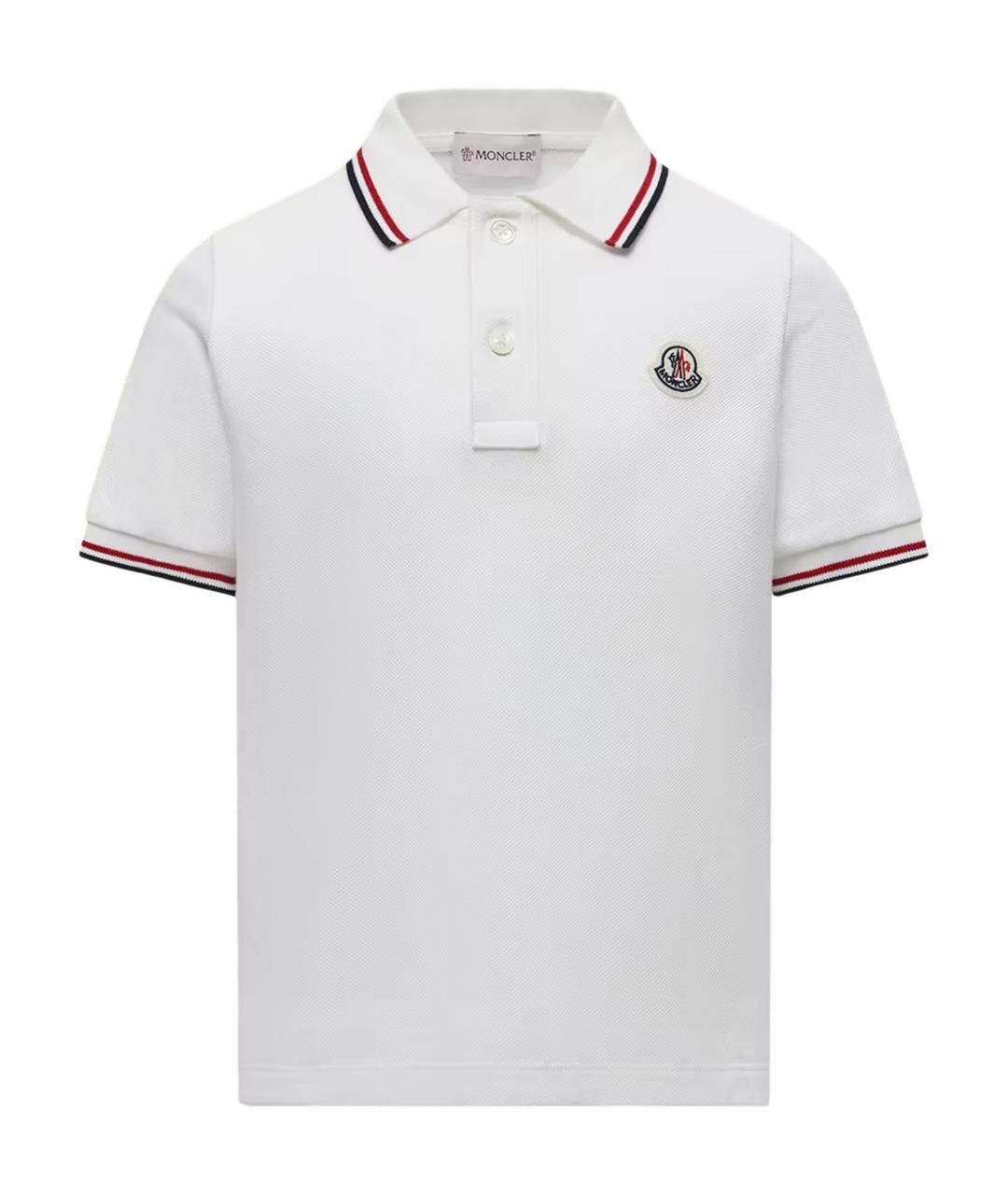 MONCLER KIDS Белая детская футболка, фото 1