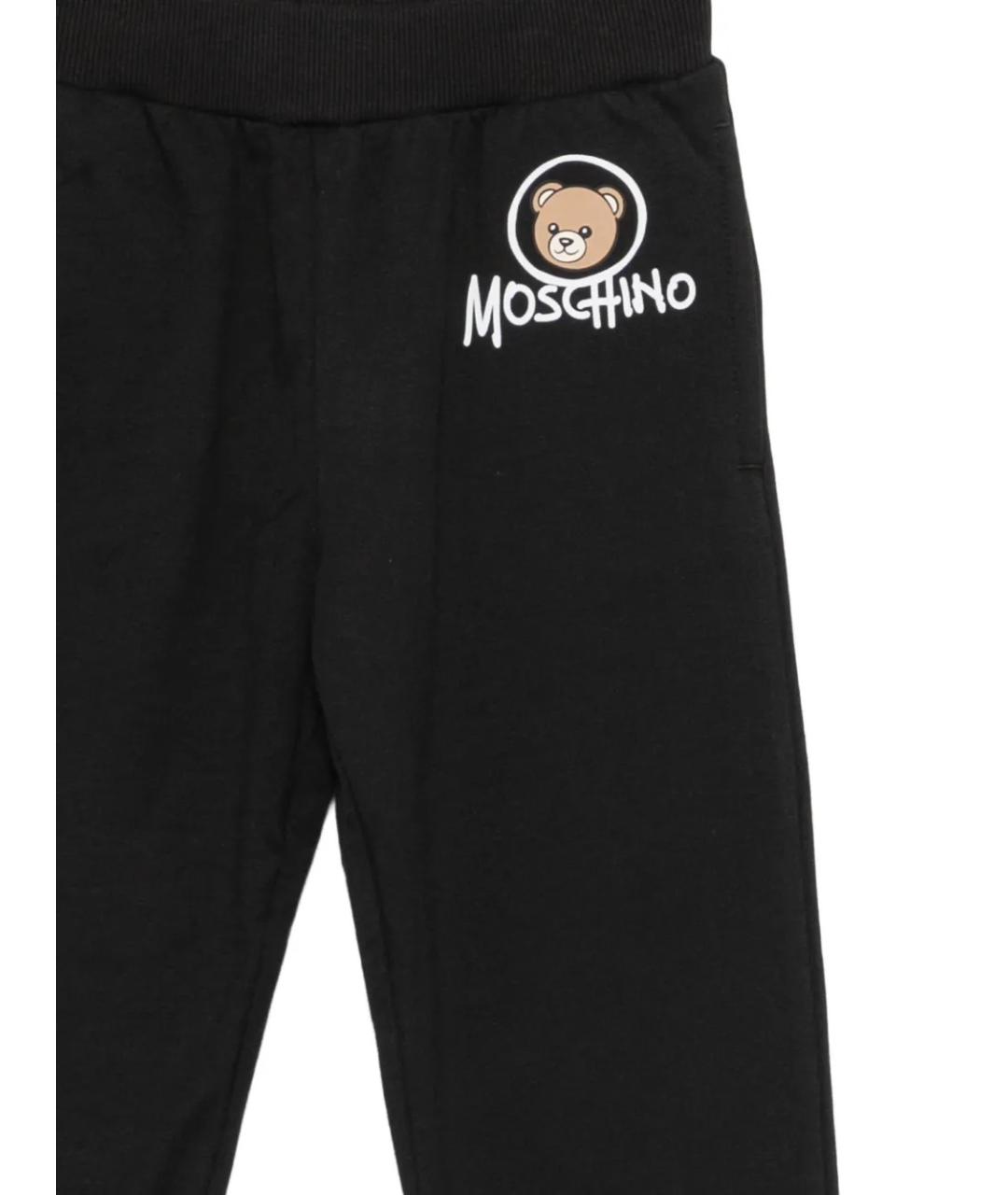 MOSCHINO Черные хлопковые брюки и шорты, фото 3