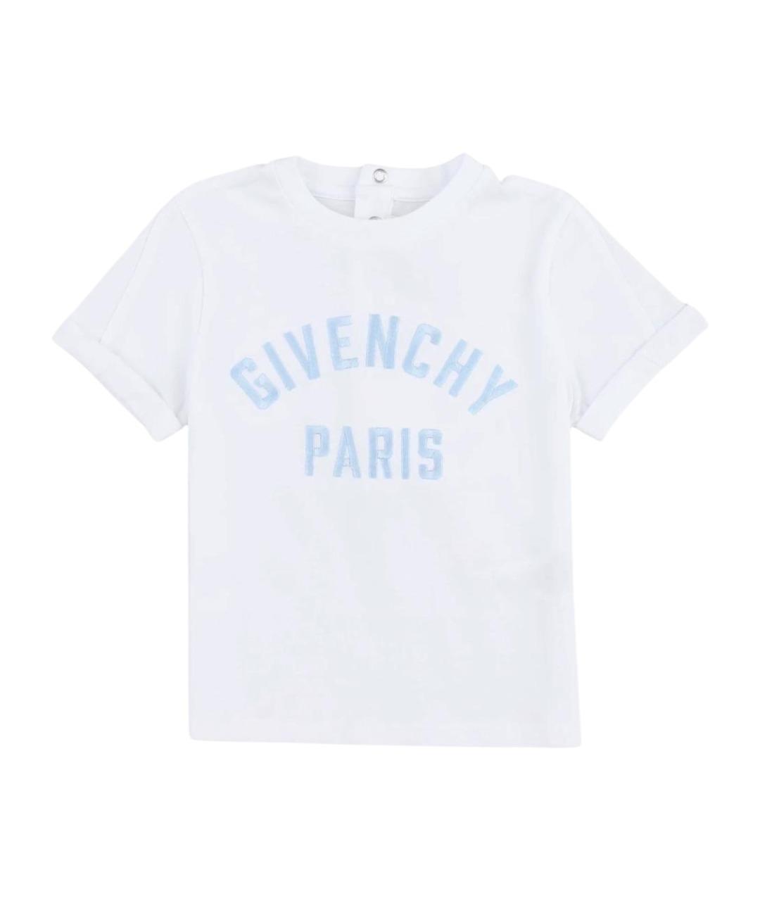 GIVENCHY Белый хлопковый футболка / топ, фото 1