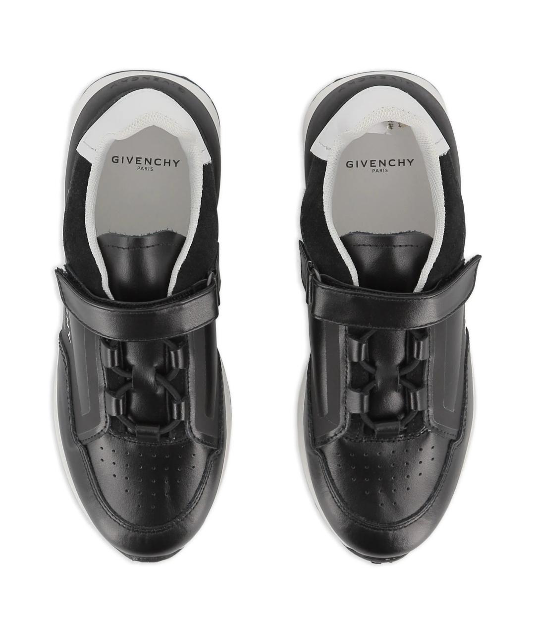 GIVENCHY Черные кожаные кеды, фото 4