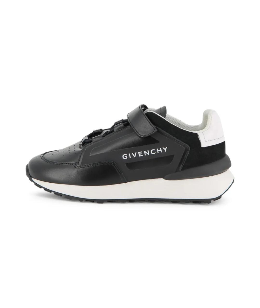GIVENCHY Черные кожаные кеды, фото 6