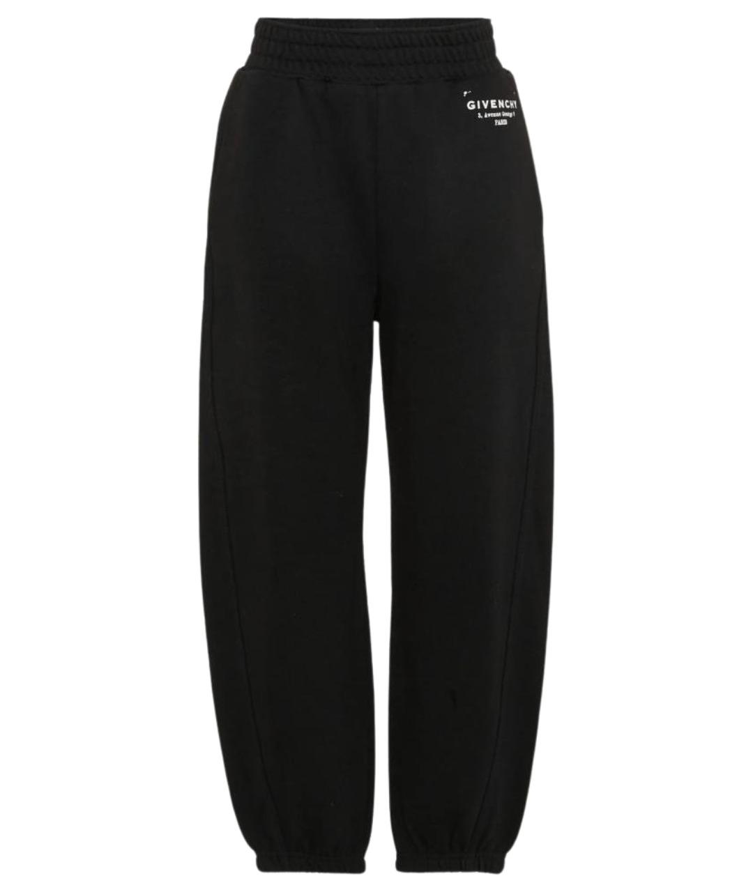 GIVENCHY Черные хлопковые брюки и шорты, фото 1