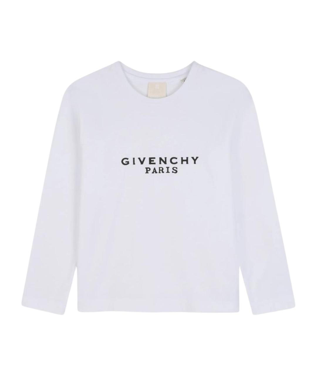 GIVENCHY Белая хлопковая детская футболка, фото 1