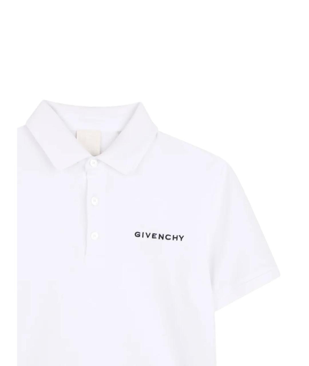 GIVENCHY Белая хлопковая детская футболка, фото 3