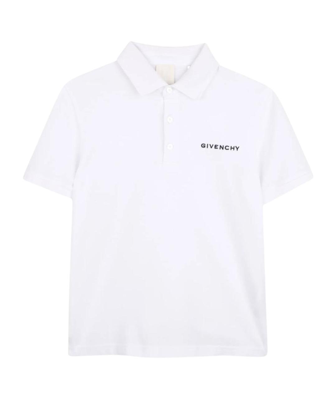 GIVENCHY Белая хлопковая детская футболка, фото 1