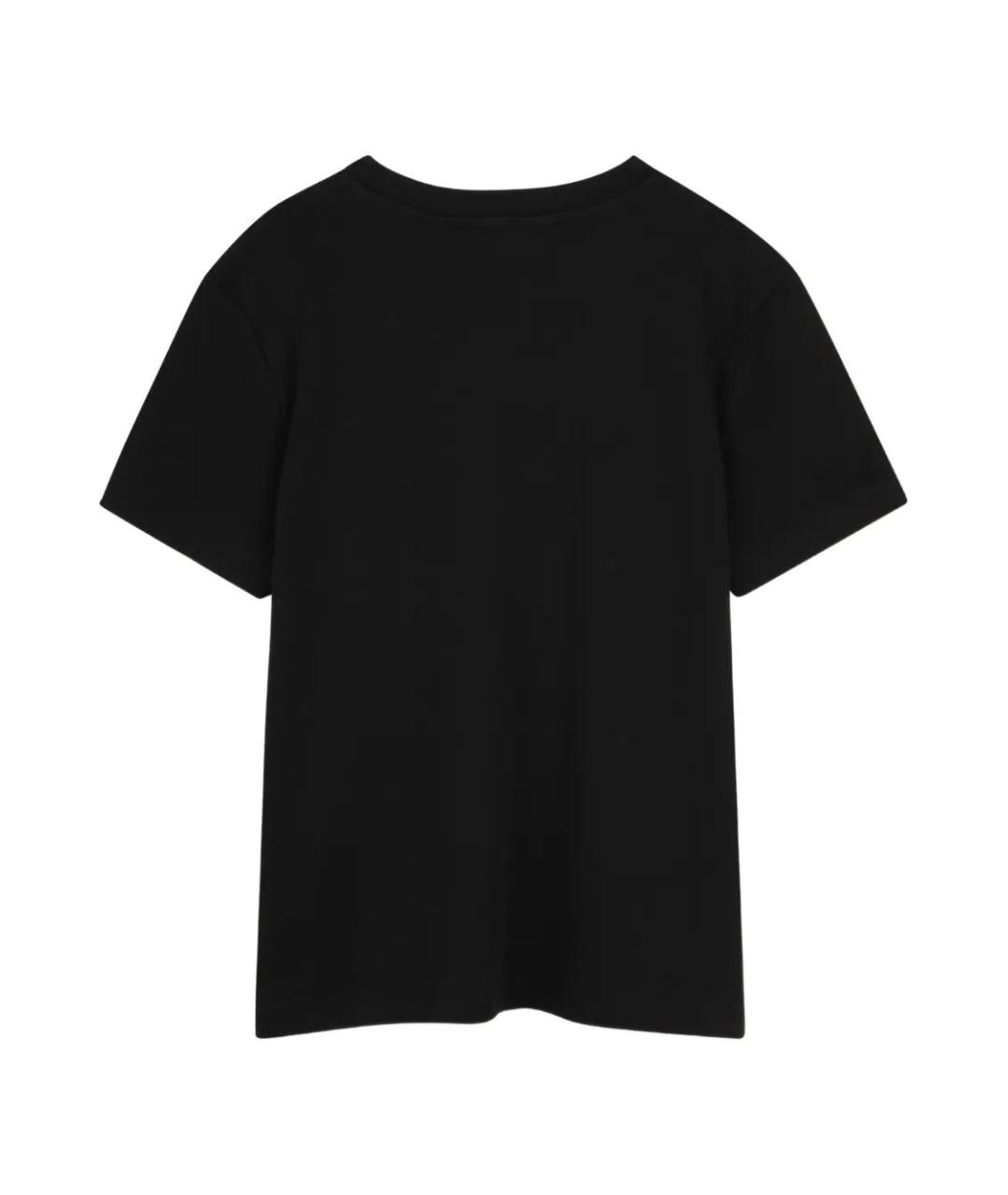 GIVENCHY Черная хлопковая детская футболка, фото 2