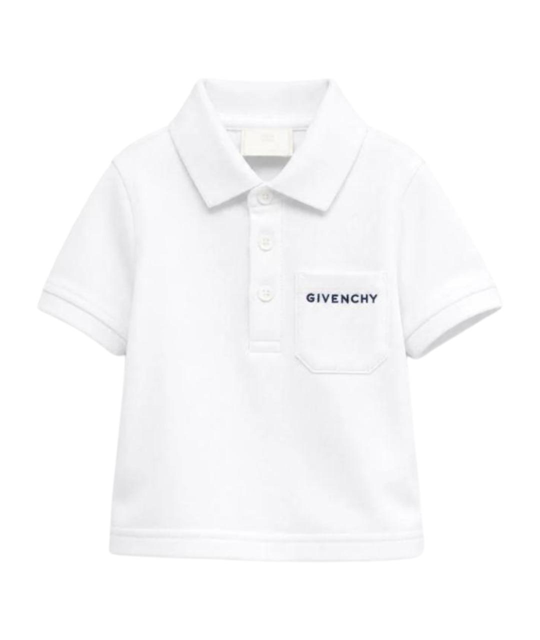 GIVENCHY Белая хлопковая детская футболка, фото 1