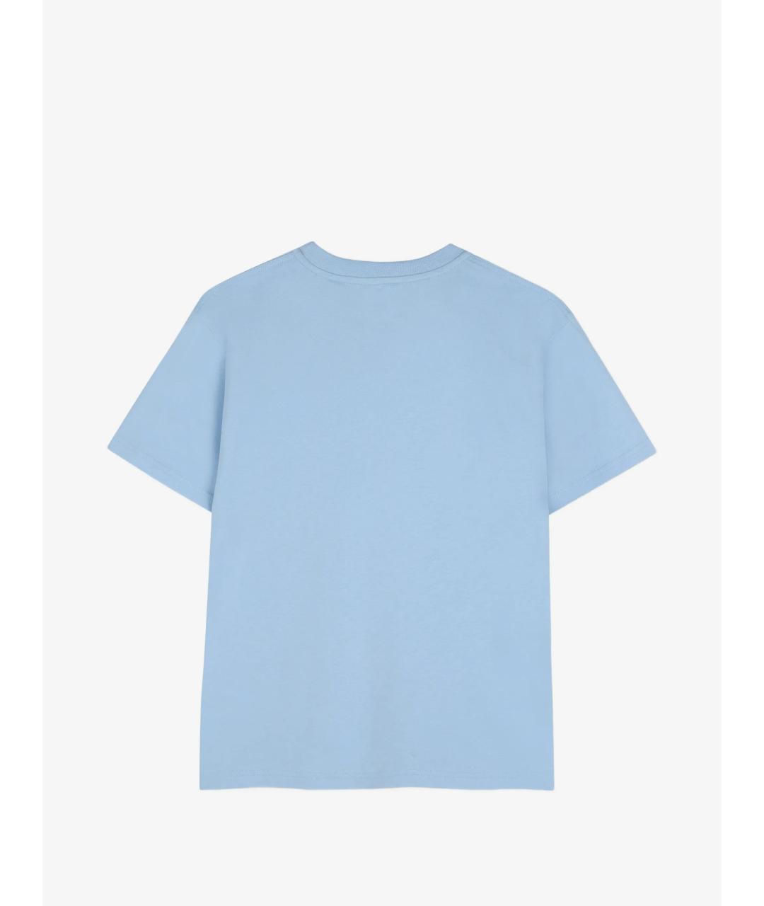 GIVENCHY Голубая хлопковая детская футболка, фото 2