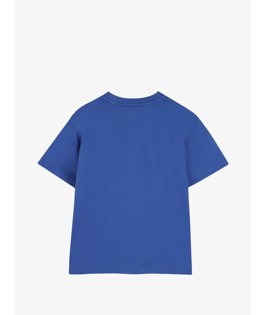 GIVENCHY Синяя хлопковая детская футболка, фото 2