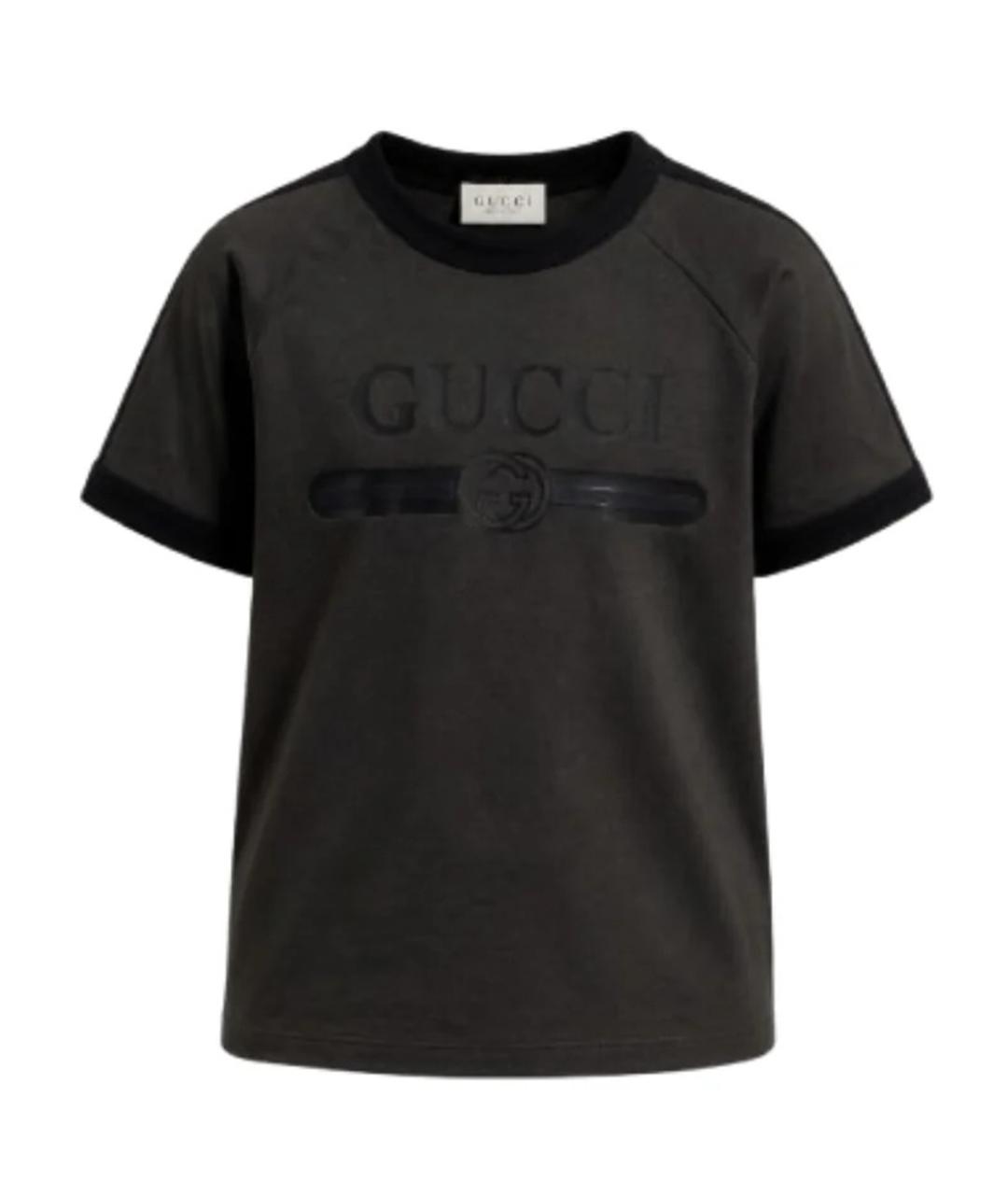 GUCCI Мульти хлопковая детская футболка, фото 1