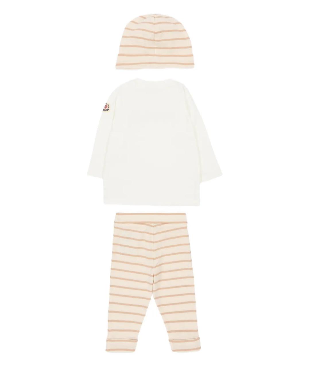 MONCLER KIDS Розовый хлопковый комплект, фото 2