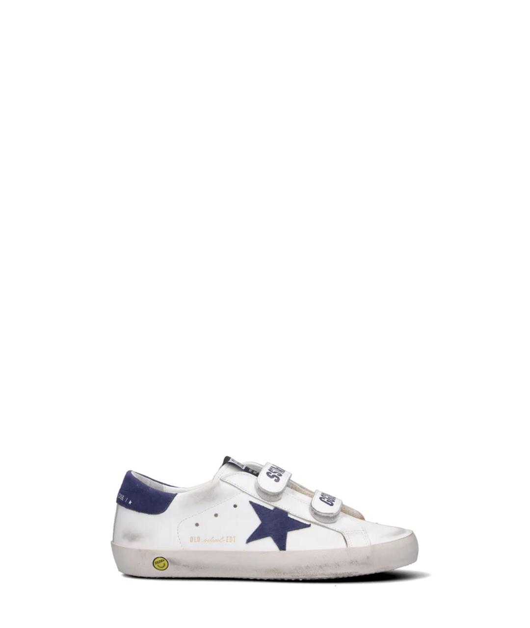 GOLDEN GOOSE Белые кожаные кеды, фото 1