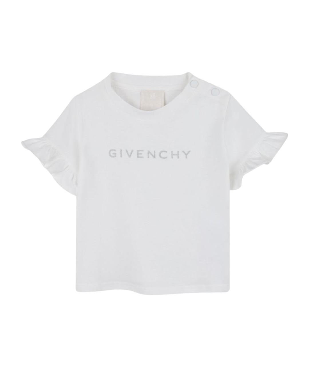 GIVENCHY Белый хлопковый футболка / топ, фото 1