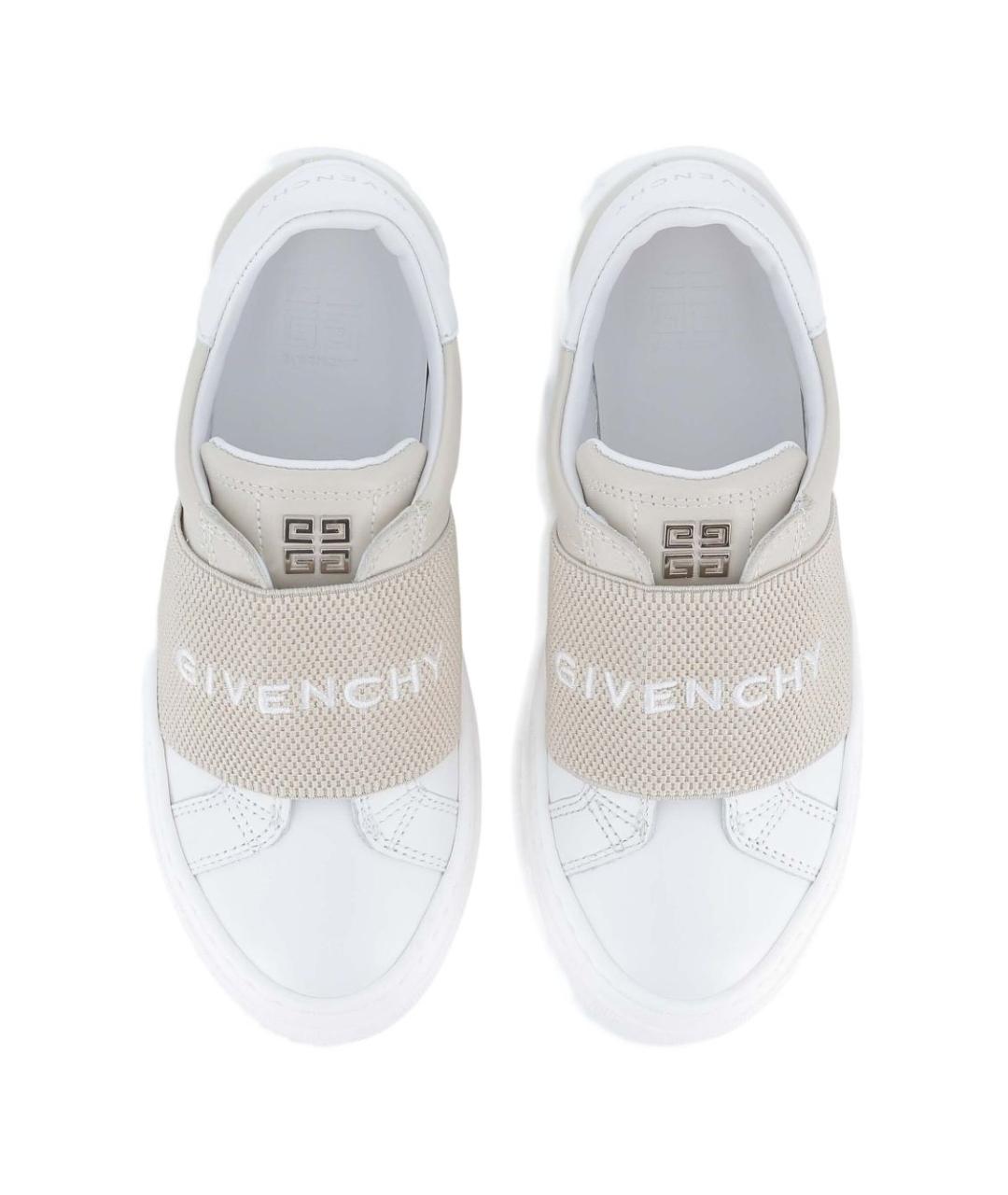 GIVENCHY Белые кожаные кеды, фото 3