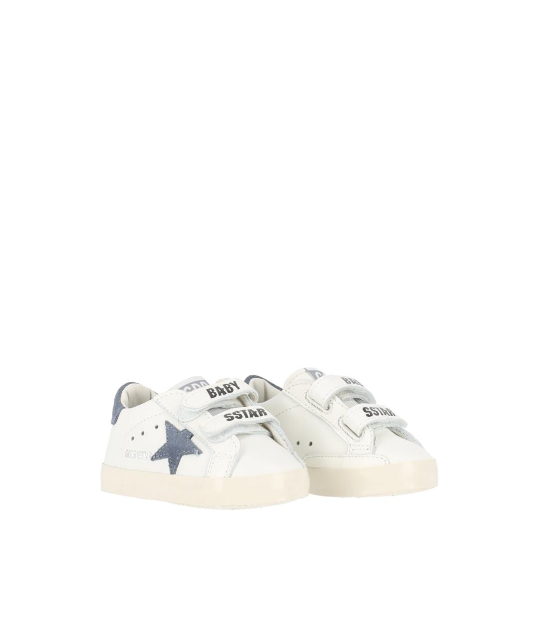 GOLDEN GOOSE Белые кожаные кеды, фото 2