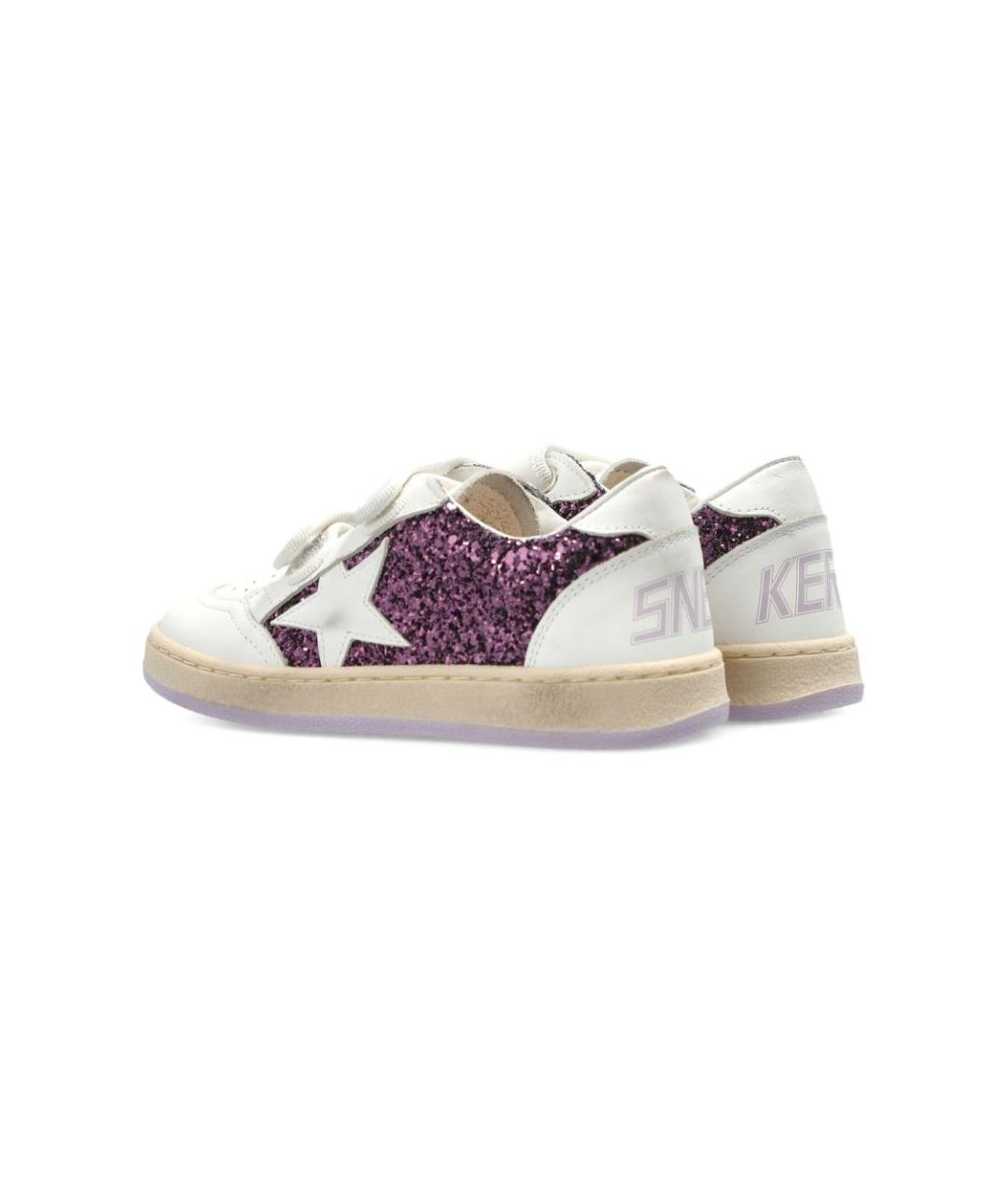 GOLDEN GOOSE Белые кожаные кеды, фото 3