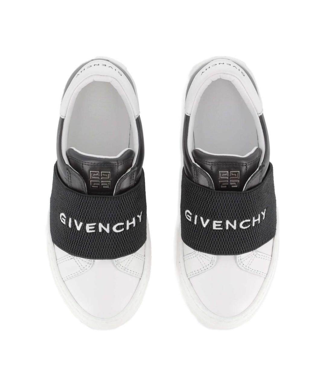 GIVENCHY Черные кожаные кеды, фото 4