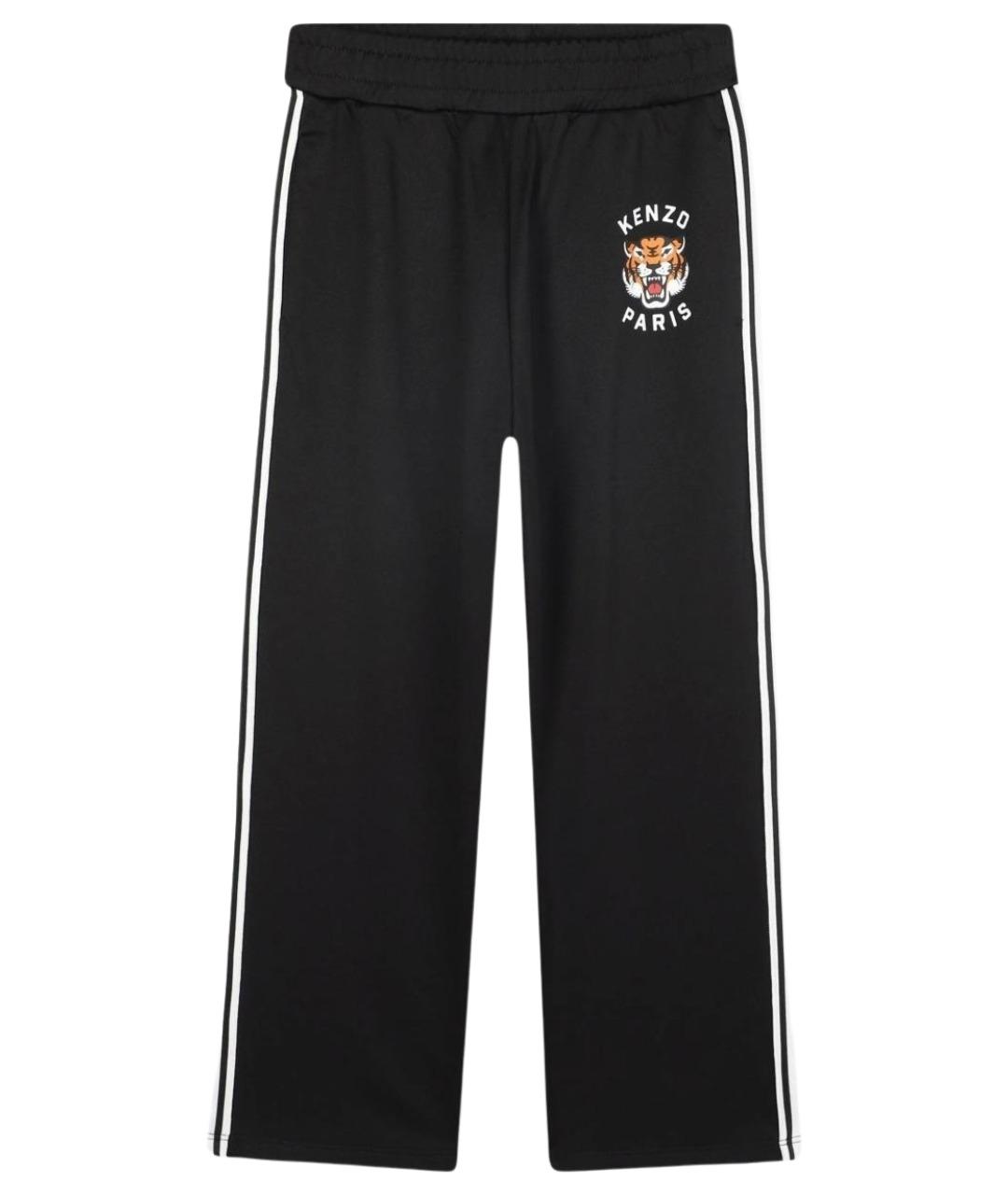 KENZO Черные полиэстеровые брюки и шорты, фото 1
