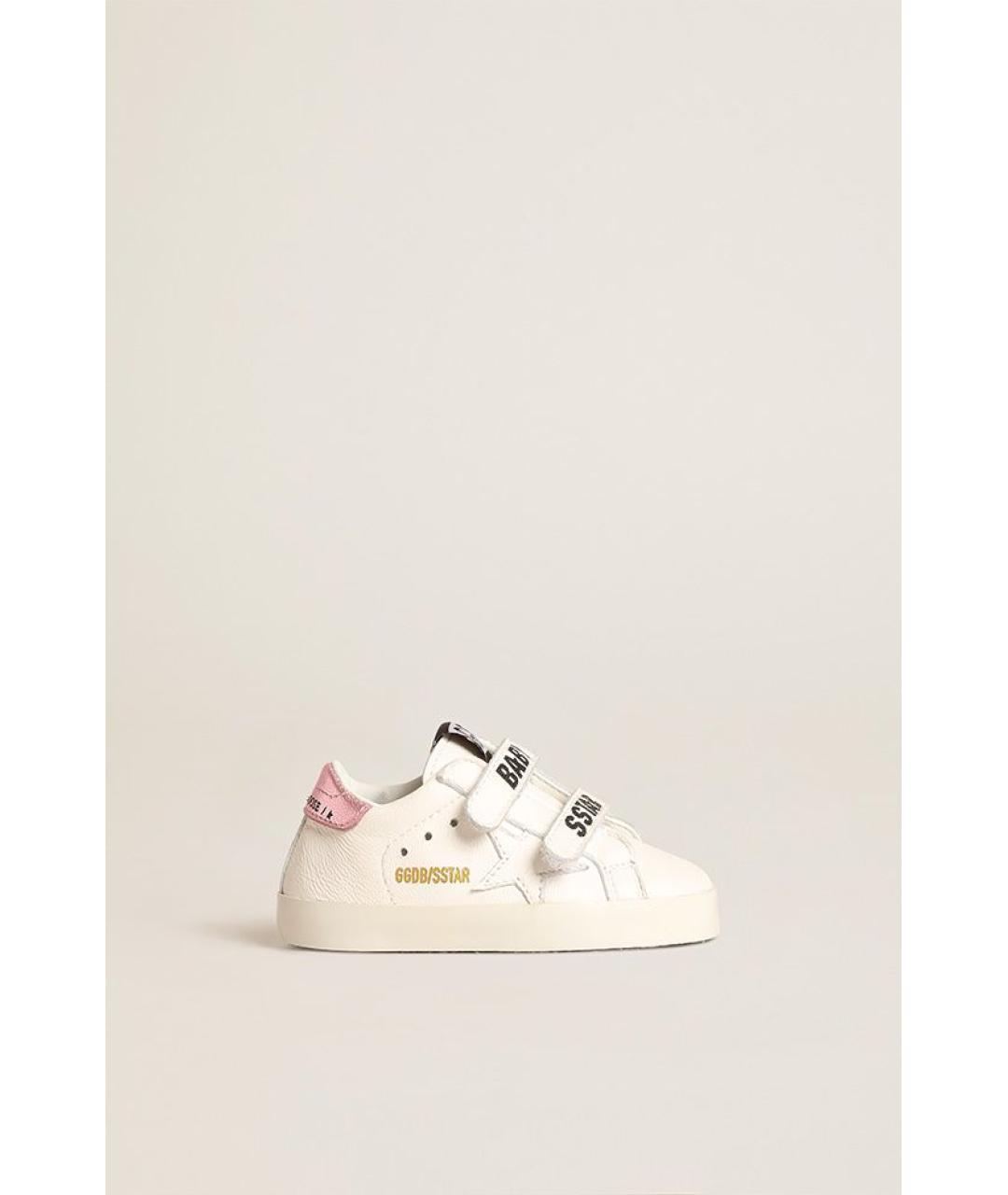 GOLDEN GOOSE Белые кожаные кеды, фото 4