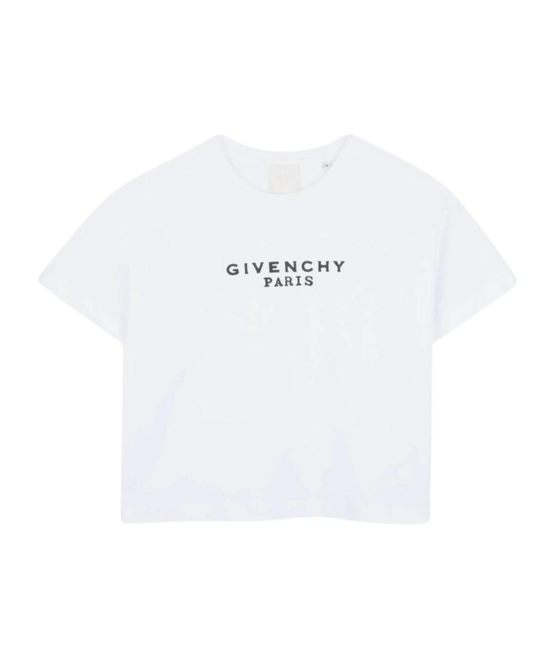 GIVENCHY Белый хлопковый детская футболка / топ, фото 1