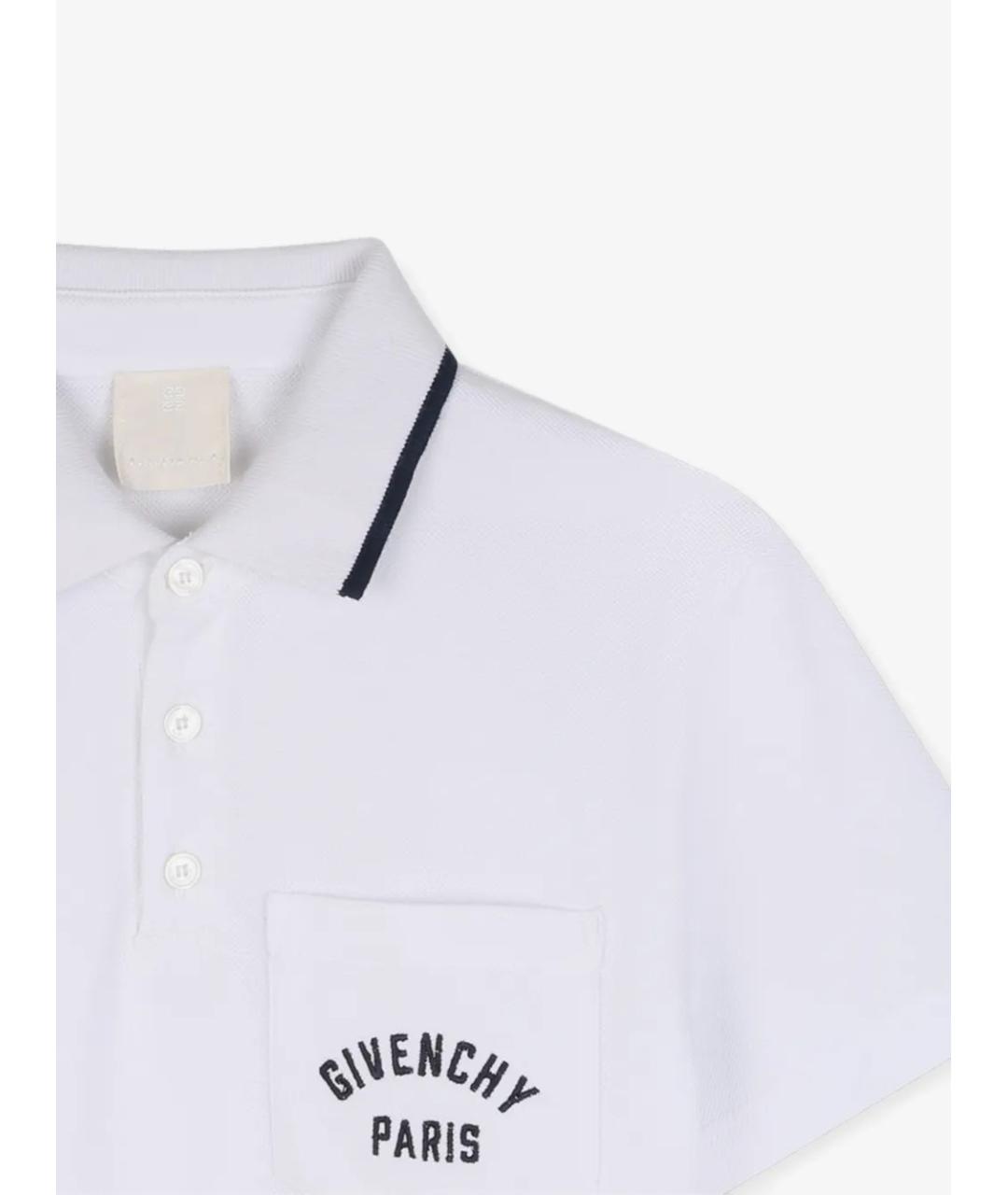 GIVENCHY Белая хлопковая детская футболка, фото 3
