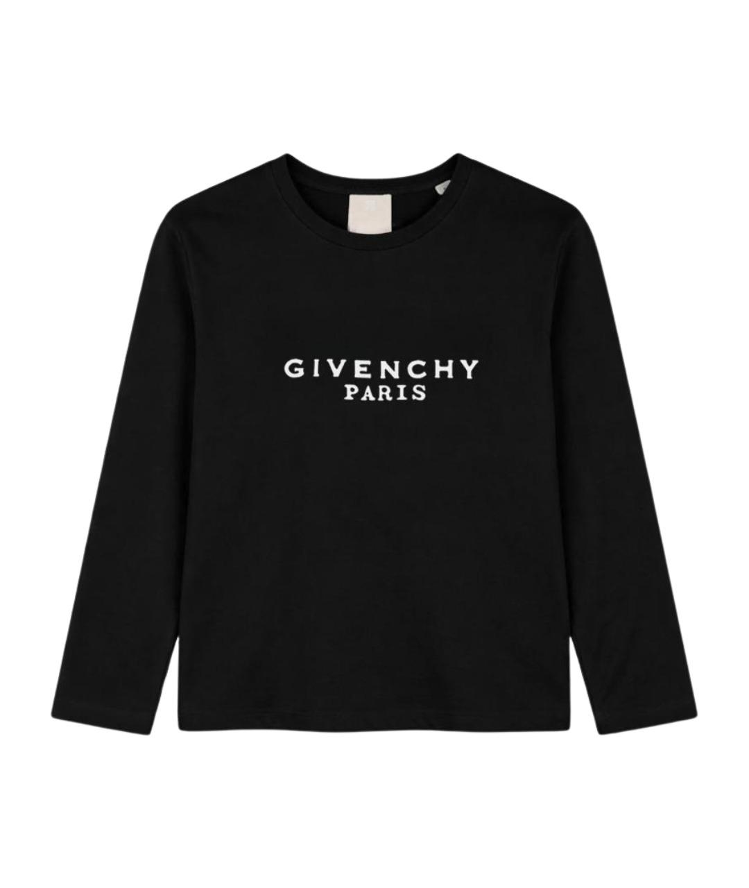 GIVENCHY Черная хлопковая детская футболка, фото 1