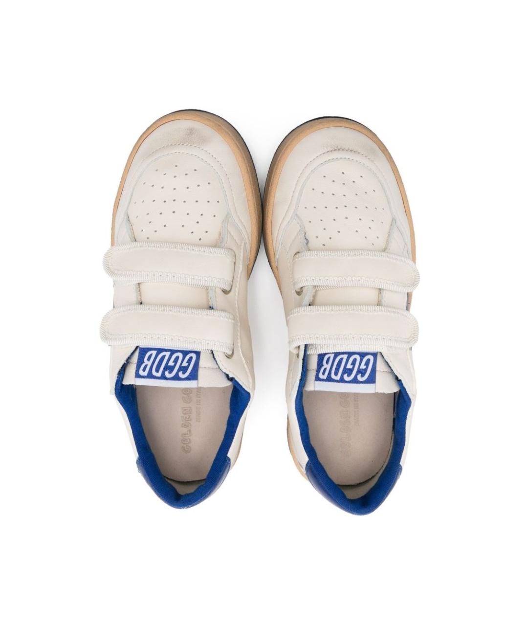 GOLDEN GOOSE Белые кожаные кеды, фото 2