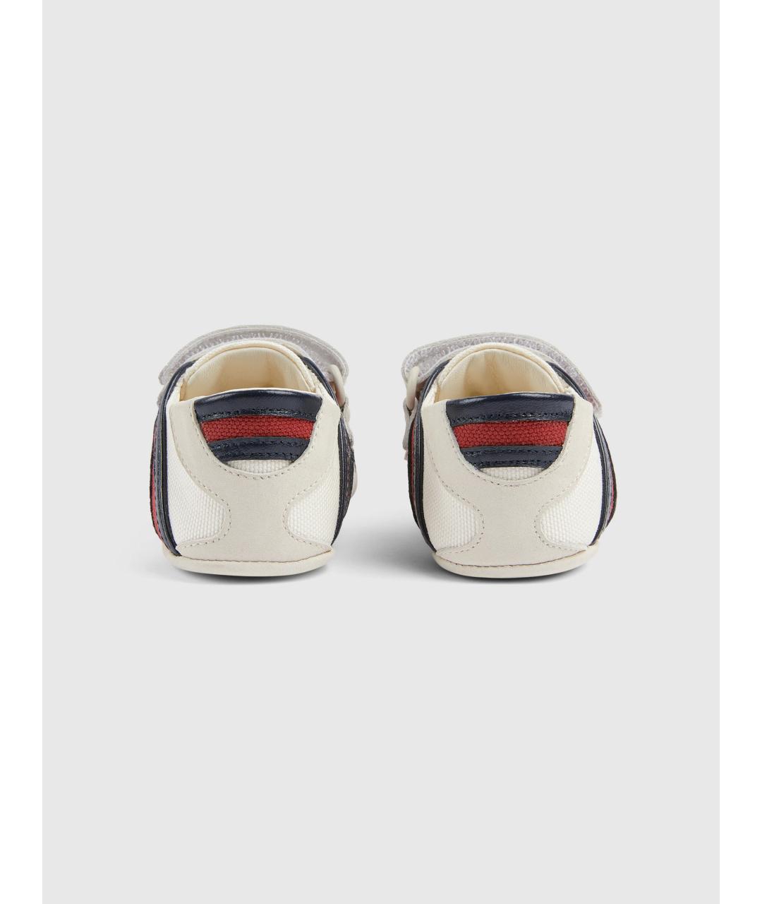 GUCCI Белые текстильные кеды, фото 4