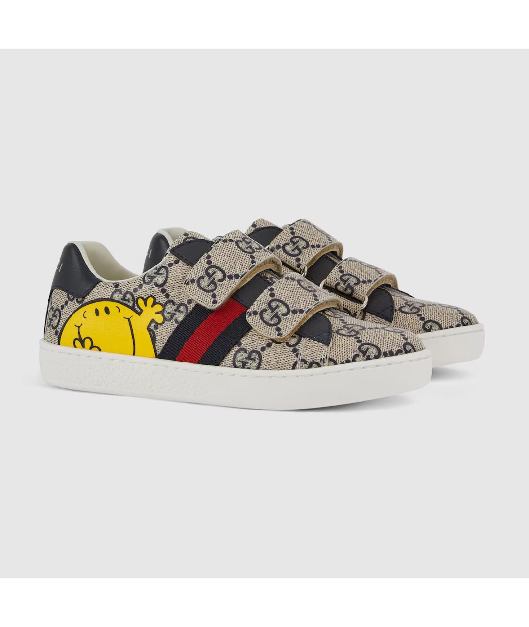 GUCCI Бежевые кеды, фото 2