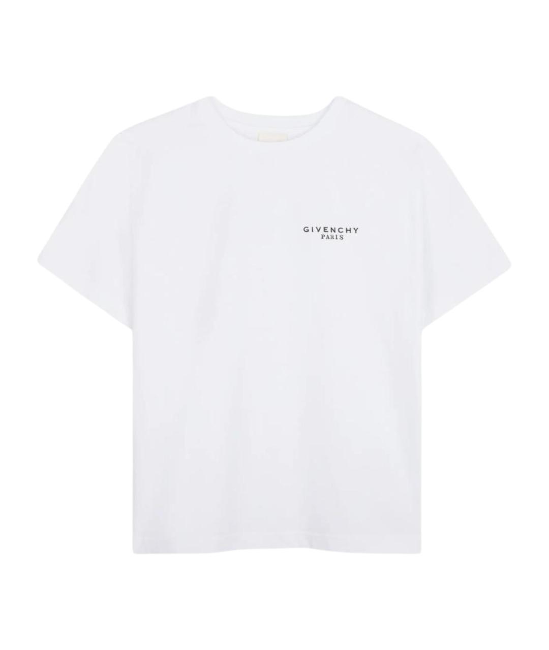 GIVENCHY Белая хлопковая детская футболка, фото 1