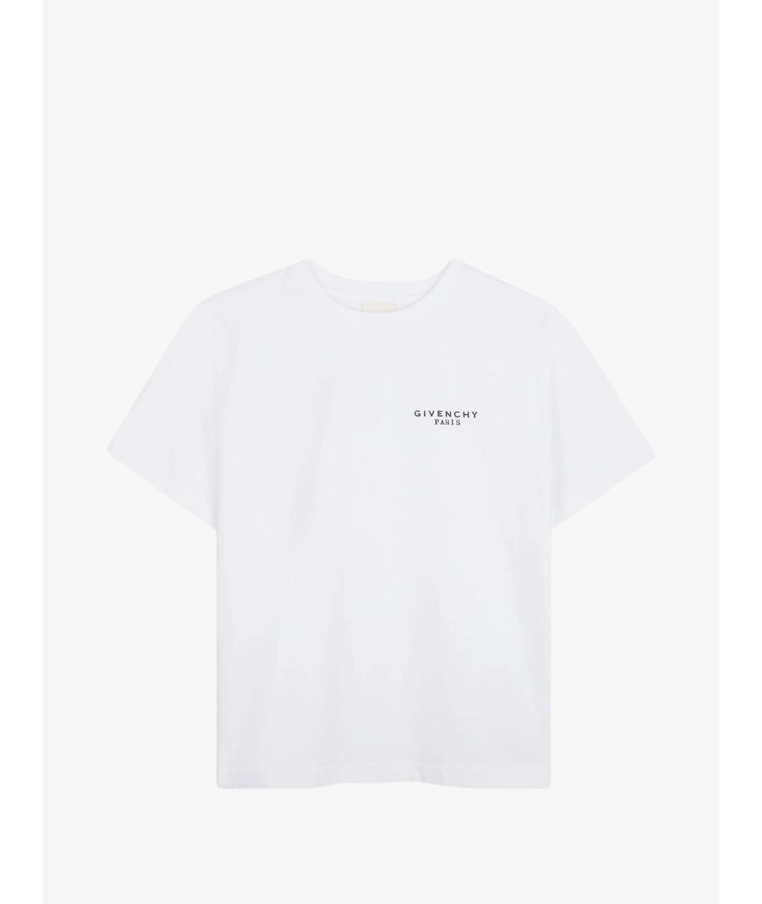 GIVENCHY Белая хлопковая детская футболка, фото 4
