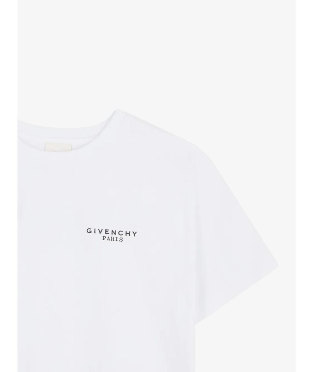 GIVENCHY Белая хлопковая детская футболка, фото 3