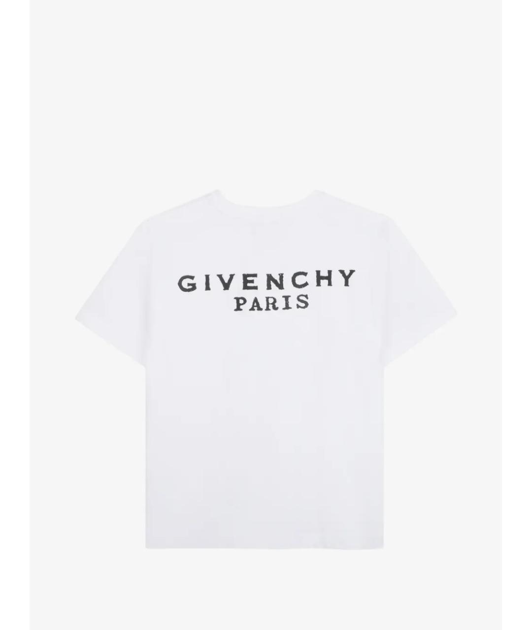 GIVENCHY Белая хлопковая детская футболка, фото 2