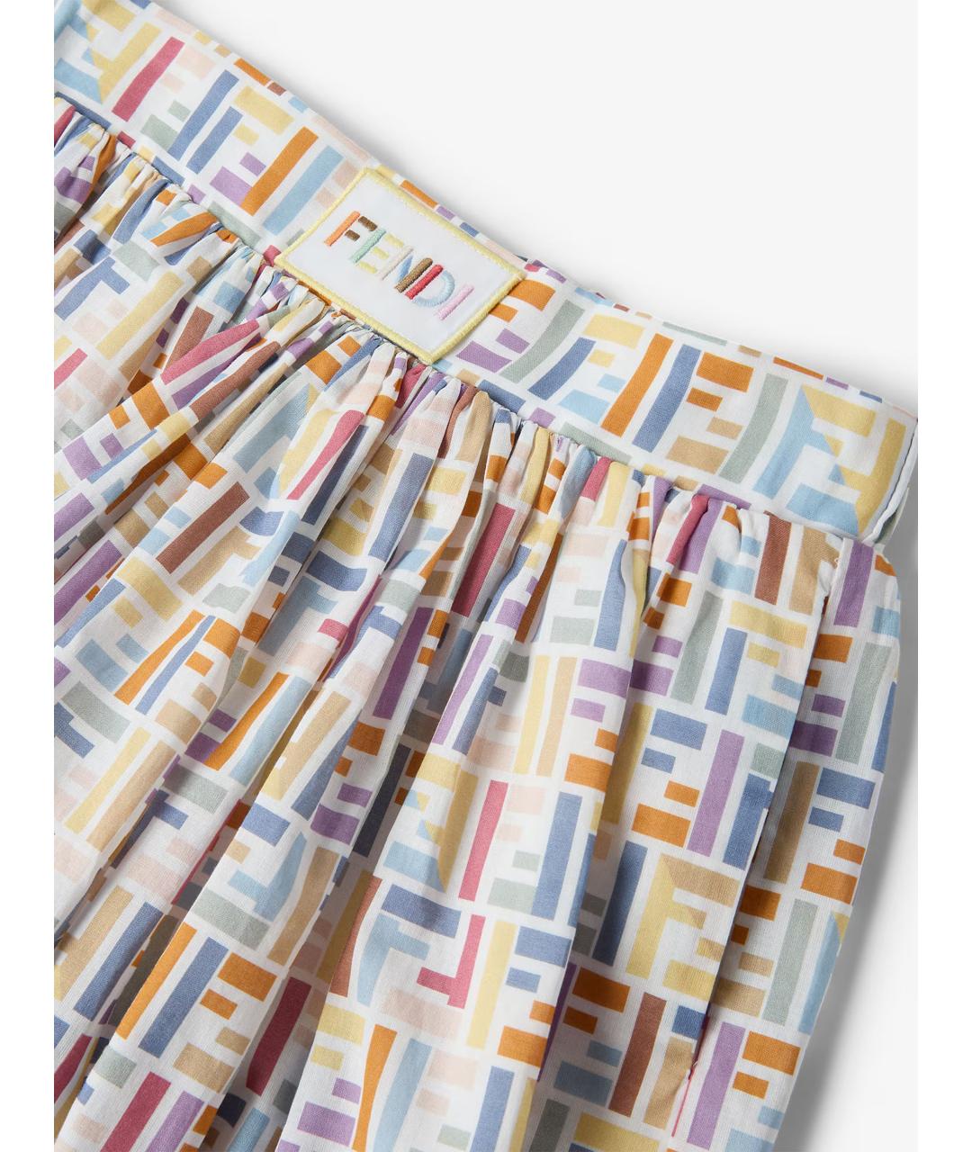 FENDI Мульти хлопковые брюки и шорты, фото 3