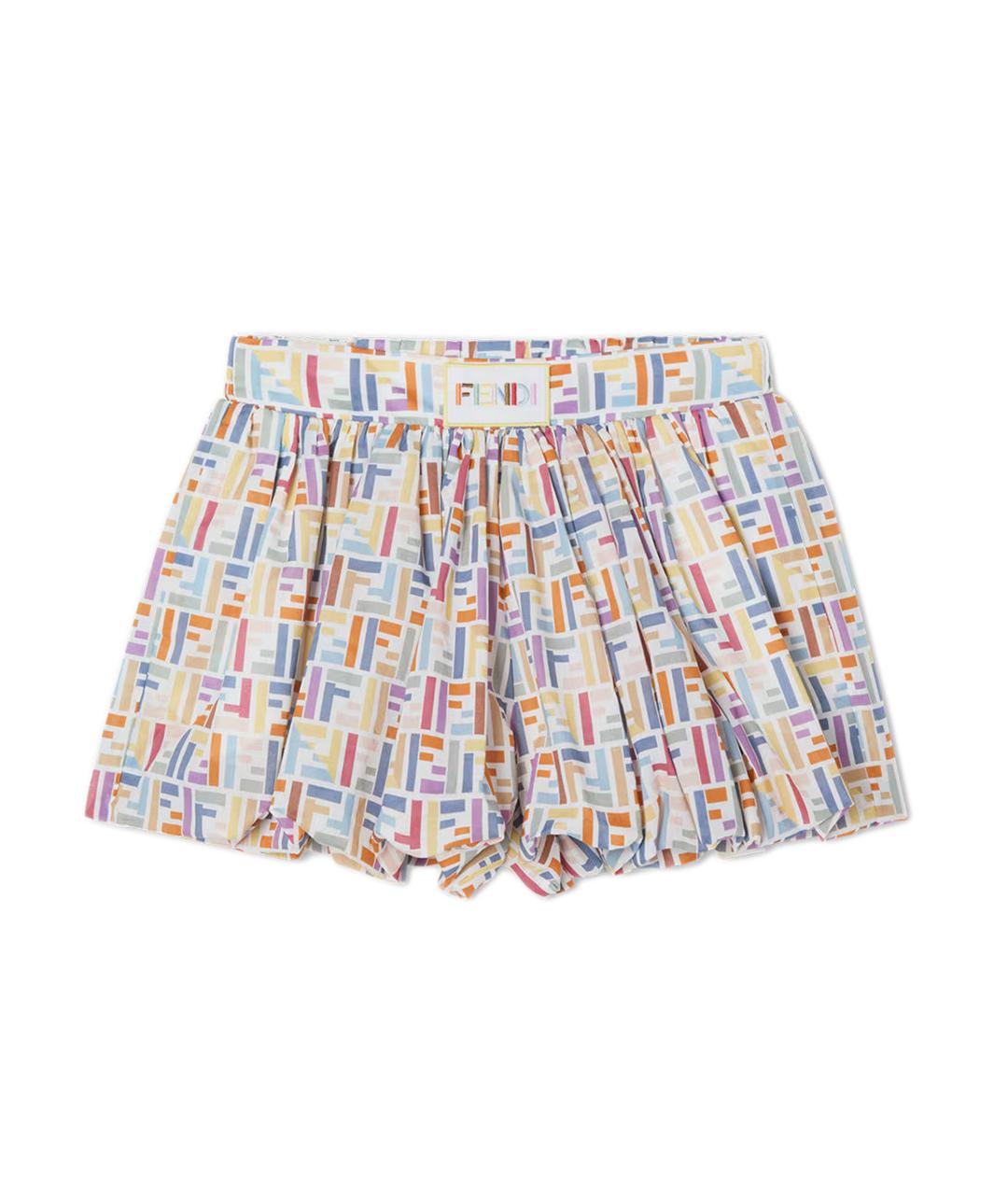 FENDI Мульти хлопковые брюки и шорты, фото 1
