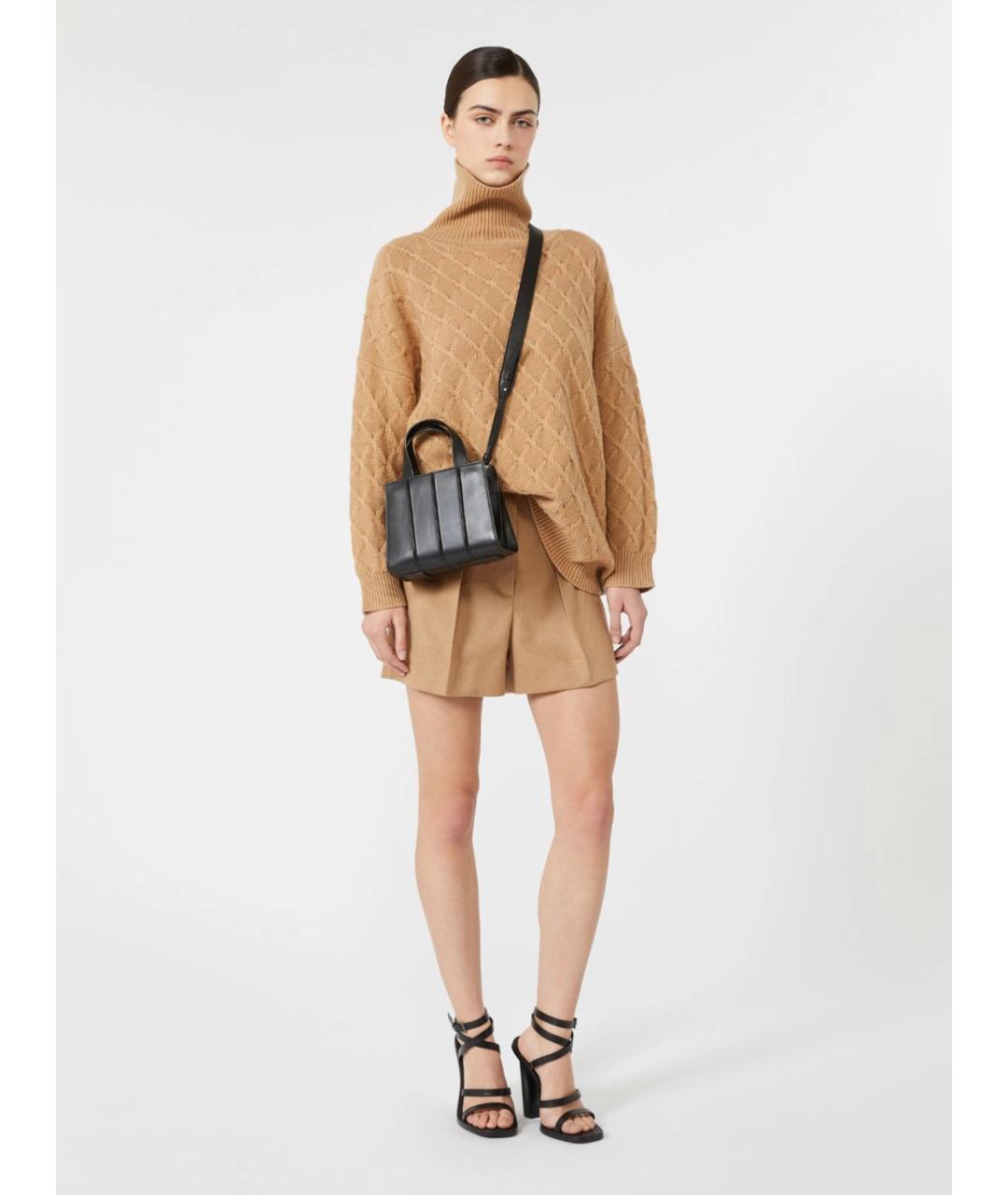 MAX MARA Бежевый шерстяной джемпер / свитер, фото 2