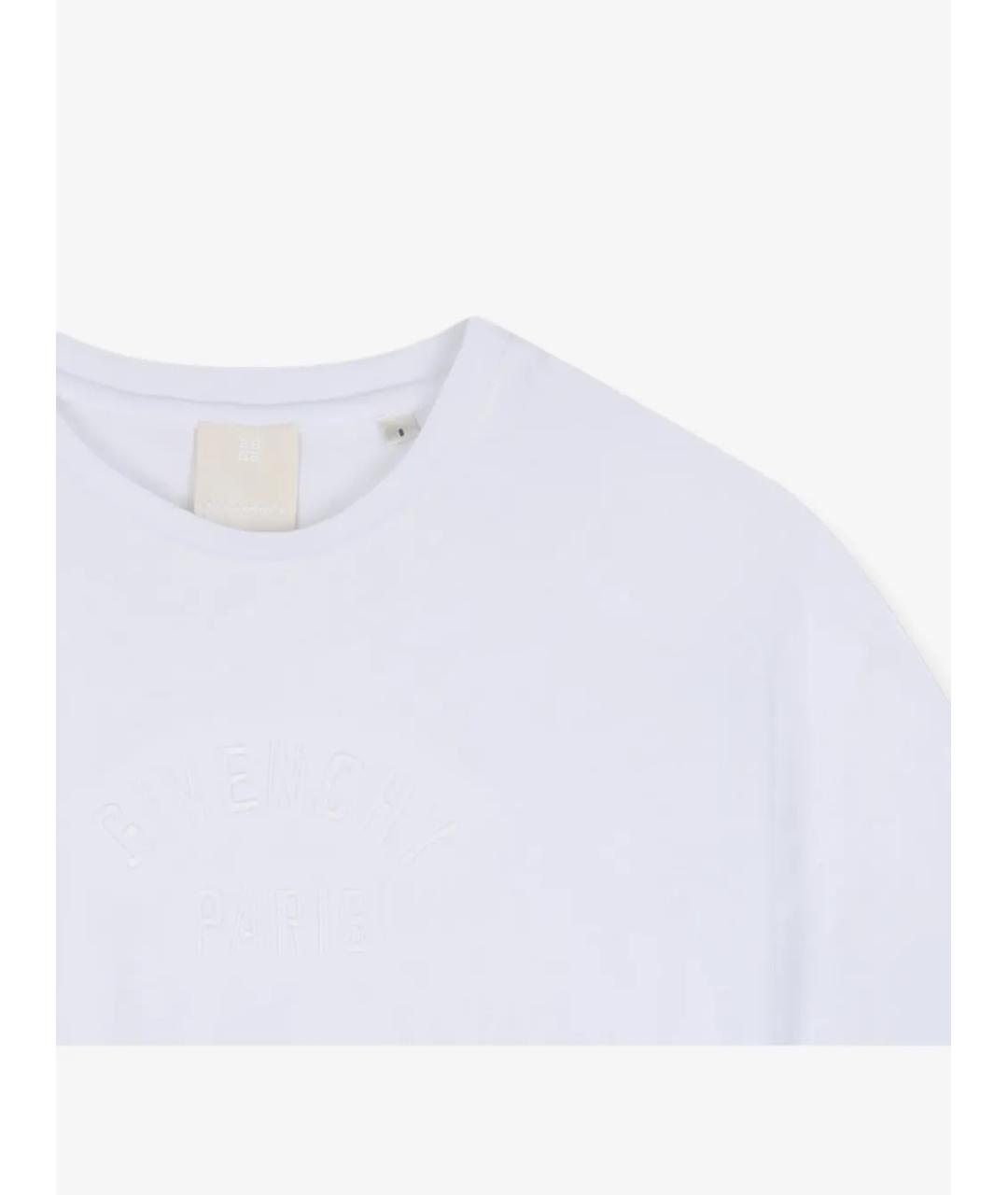 GIVENCHY Белый хлопковый детская футболка / топ, фото 3