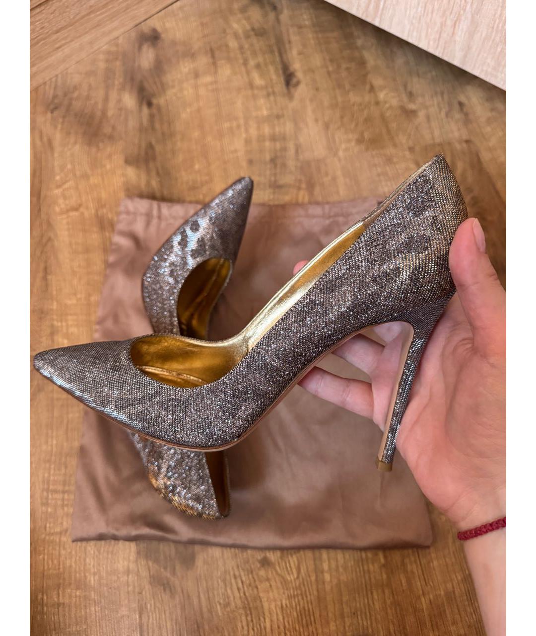 GIANVITO ROSSI Серебряные туфли, фото 8