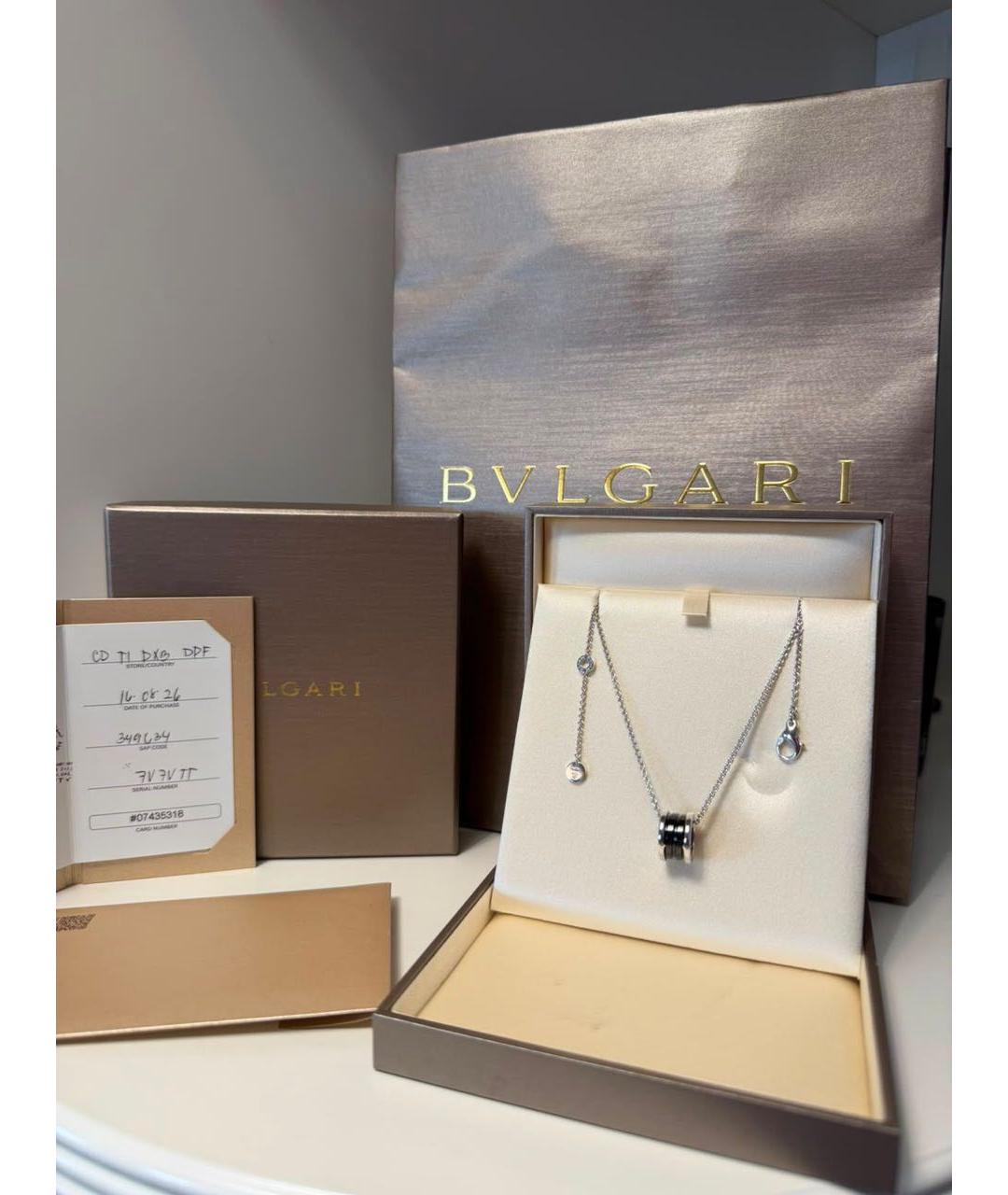 BVLGARI Серебряное серебряное колье, фото 2