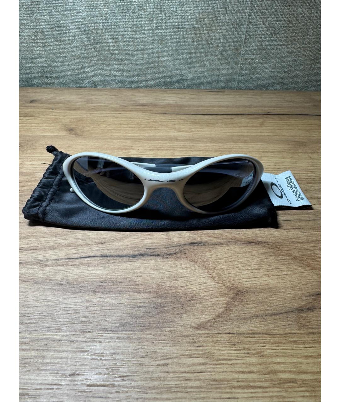 OAKLEY Белые пластиковые солнцезащитные очки, фото 6