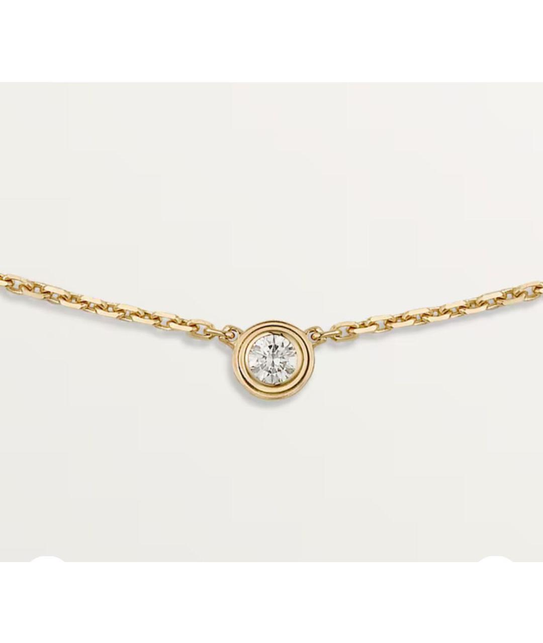 CARTIER Желтое колье из желтого золота, фото 4