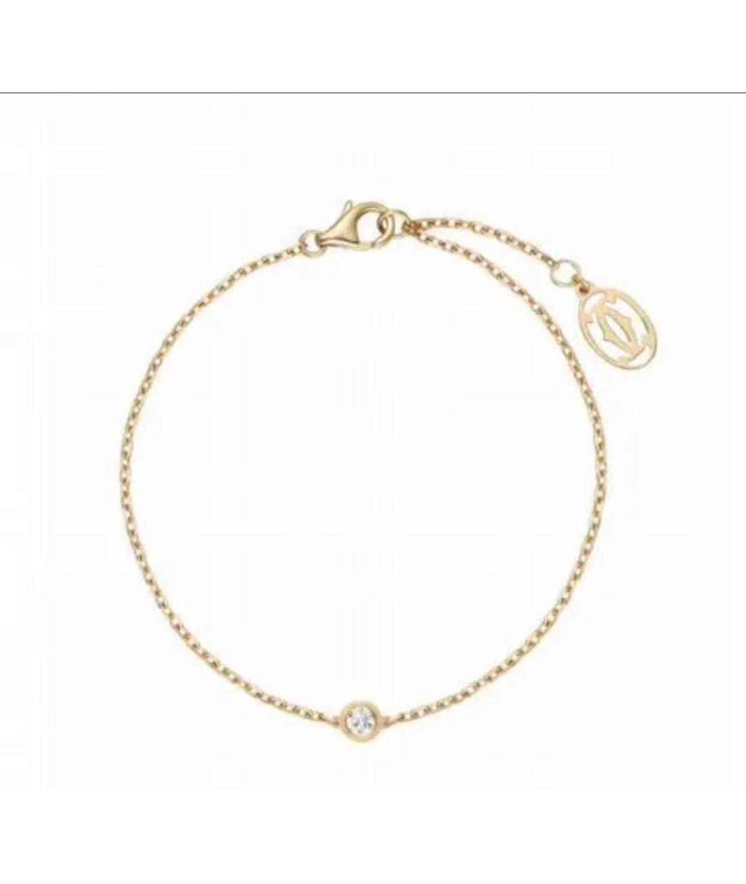 CARTIER Желтый браслет из желтого золота, фото 1