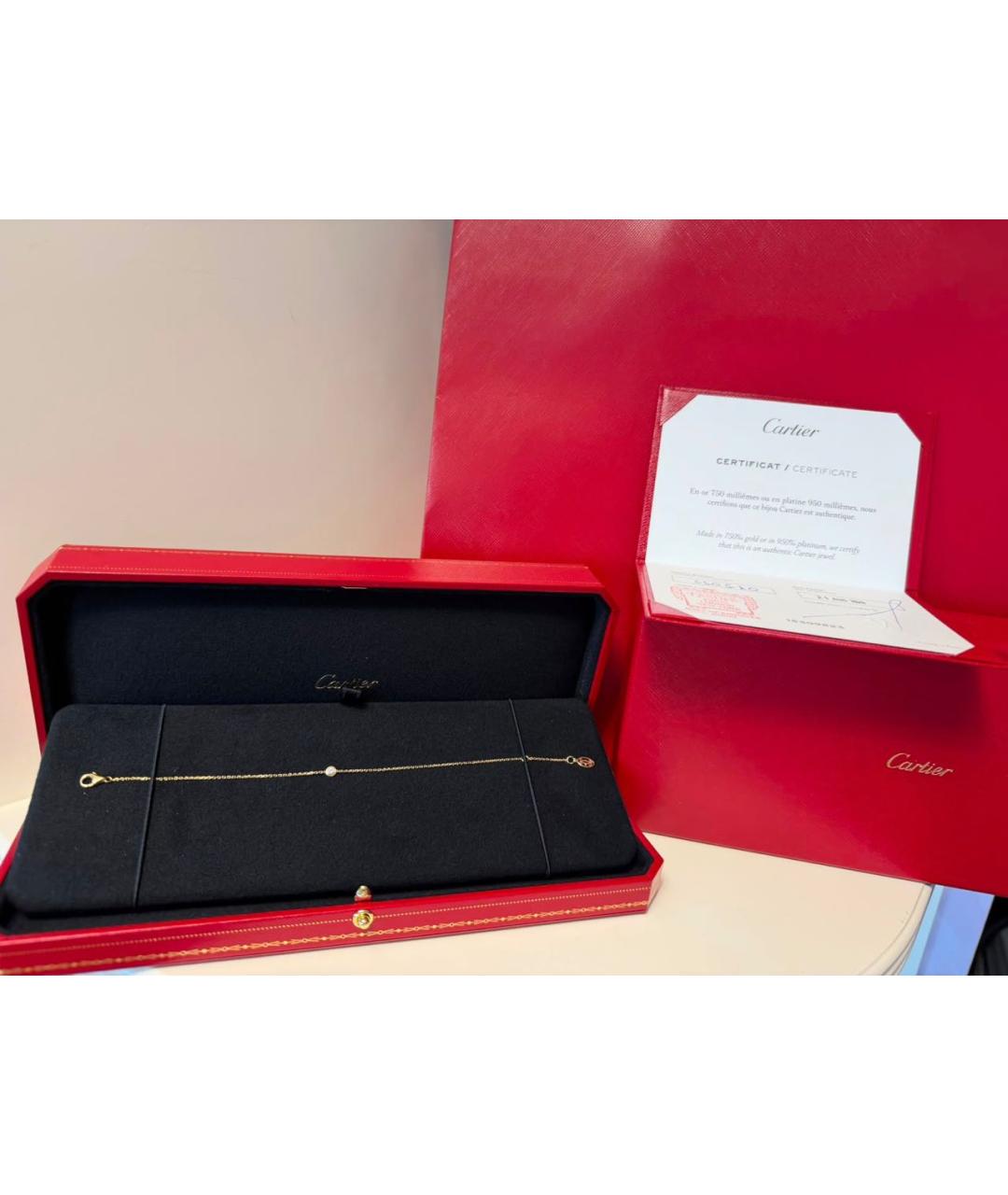 CARTIER Желтый браслет из желтого золота, фото 2