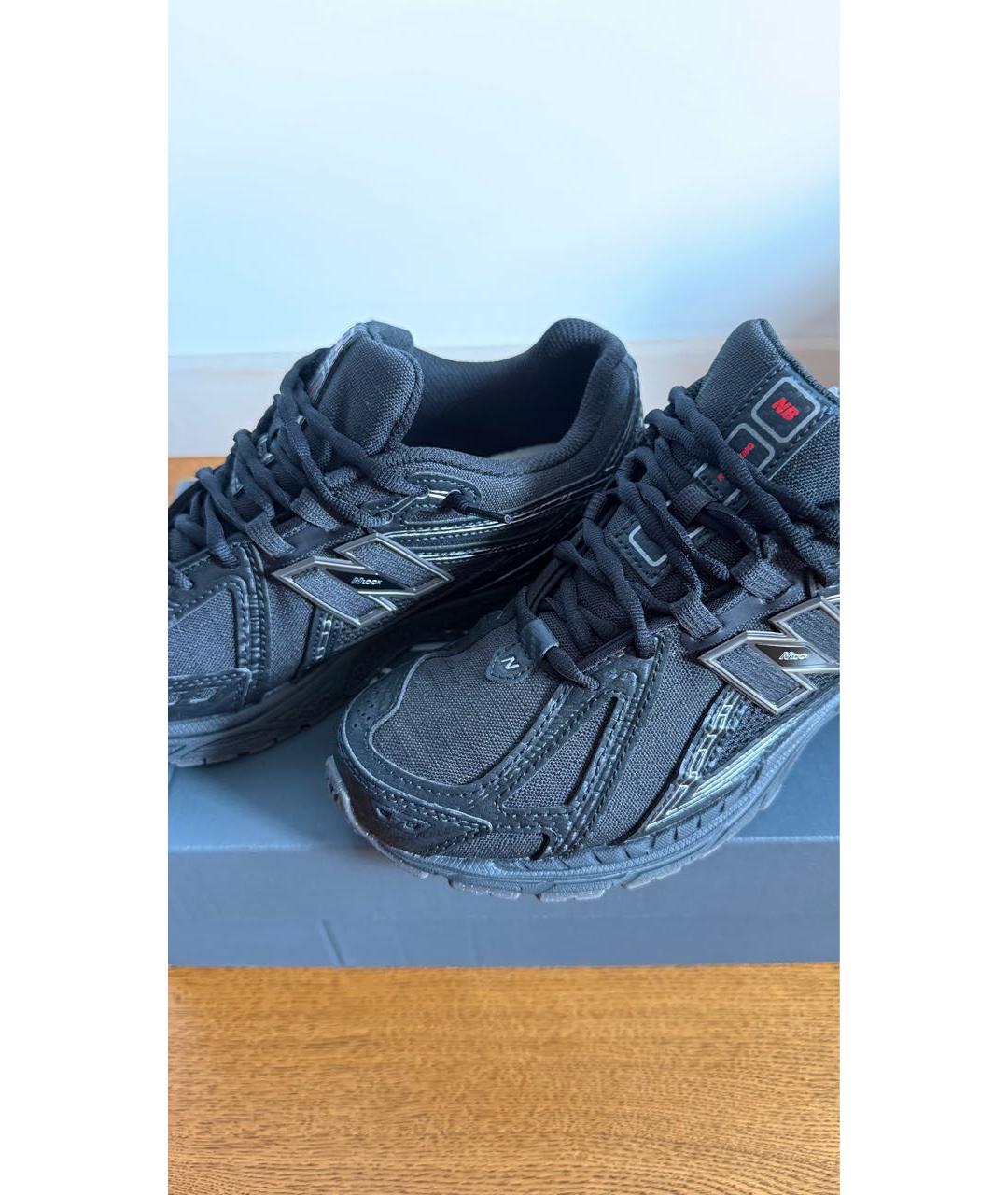NEW BALANCE Черные текстильные низкие кроссовки / кеды, фото 6