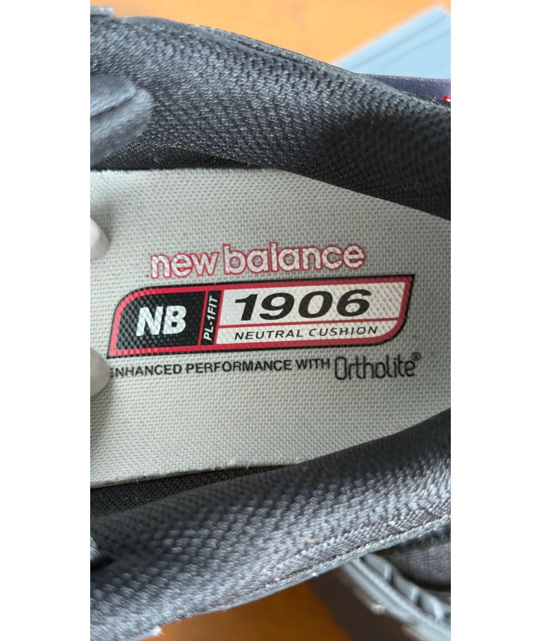 NEW BALANCE Черные текстильные низкие кроссовки / кеды, фото 8