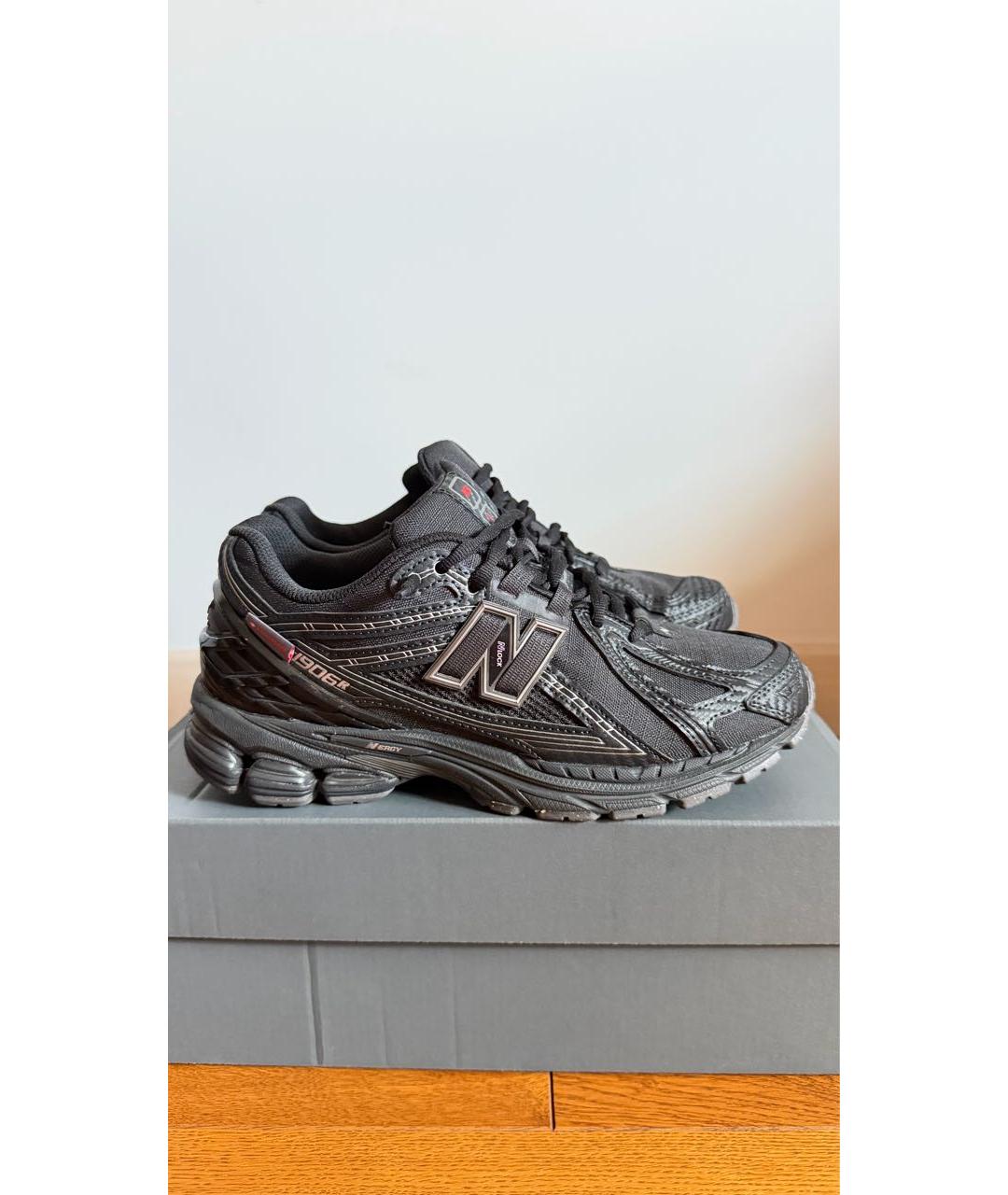 NEW BALANCE Черные текстильные низкие кроссовки / кеды, фото 9