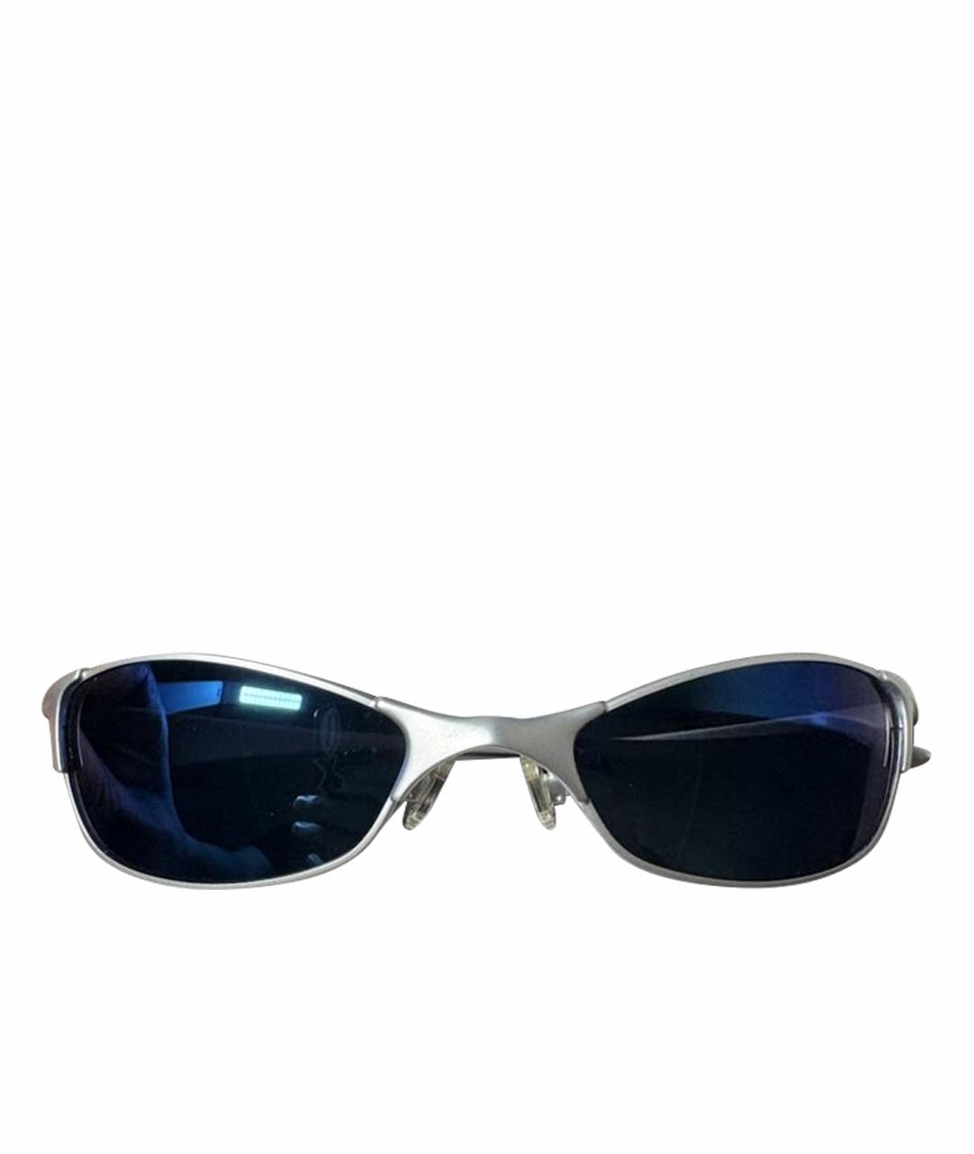 OAKLEY Серые металлические солнцезащитные очки, фото 1